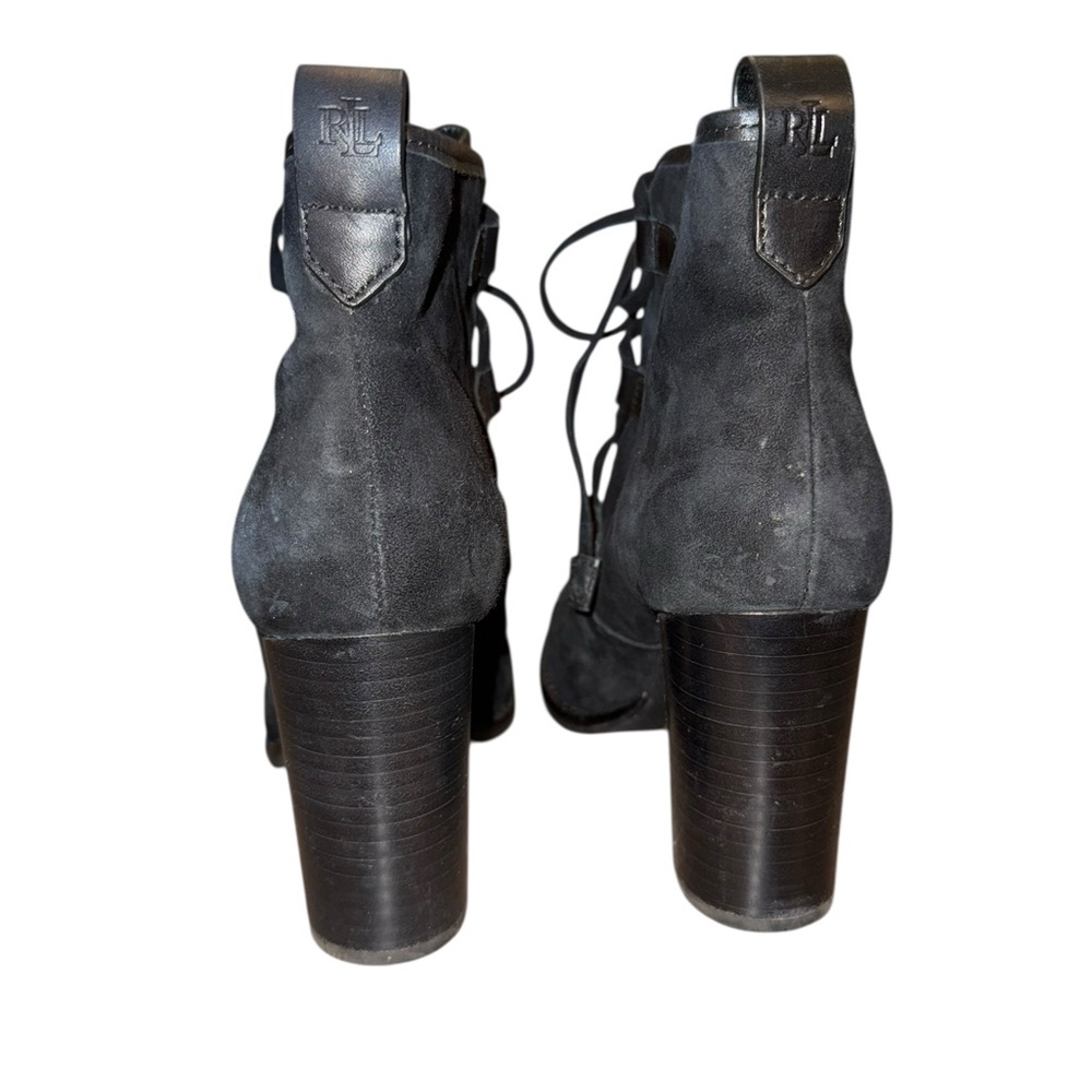 Ralph Lauren Women's Mabel Leather-Trim
Suede Bootie Sz 8.5 - Picture 6 of 10